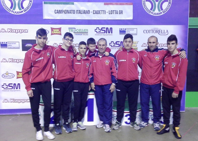 Atleti del G.S. VV.F. "G. Merolillo" di Reggio Calabria