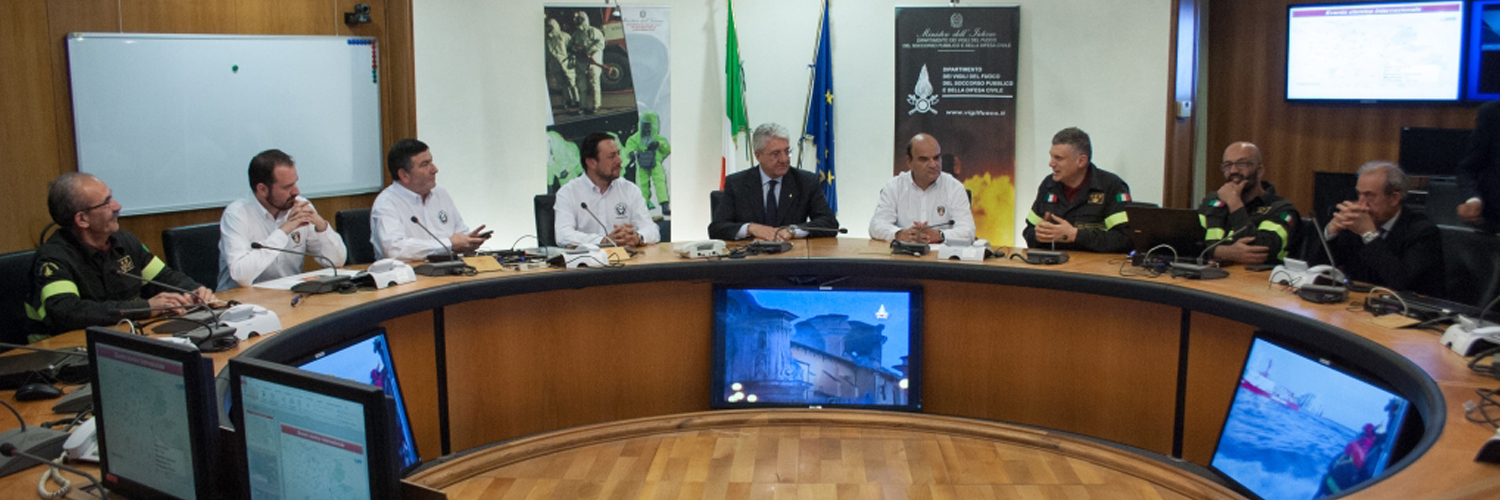 Un momento della visita