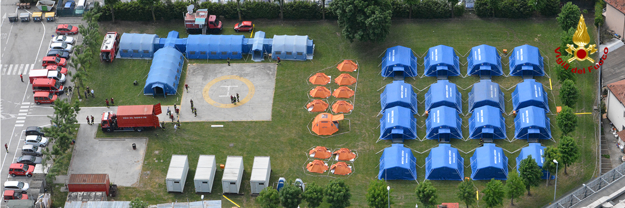 Direzione Veneto, i Vigili del Fuoco si esercitano per le grandi calamità