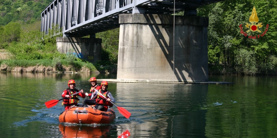 Un momento dell'attività addestrativa