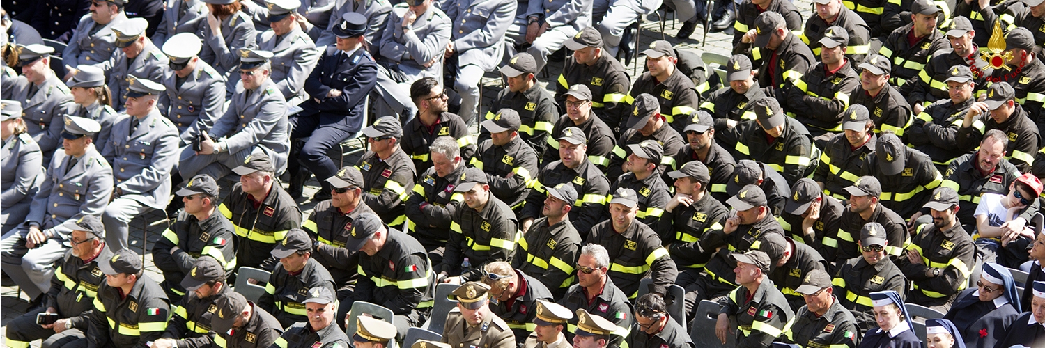 I Vigili del fuoco a San Pietro per l'udienza giubilare
