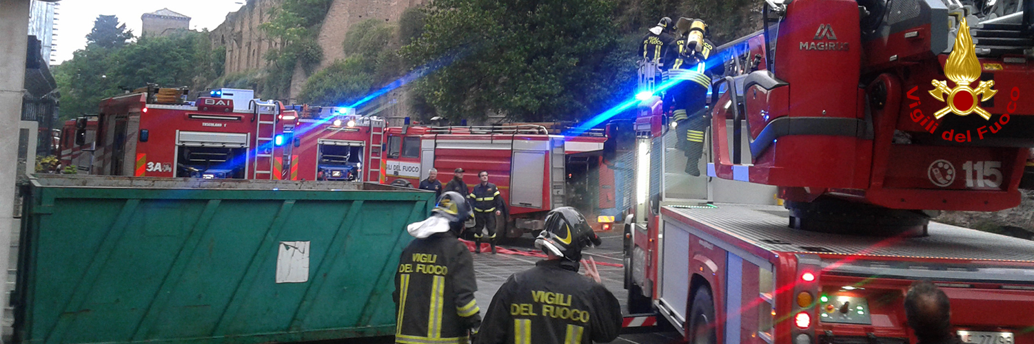Roma,incendio negli uffici di una sede distaccata del MEF