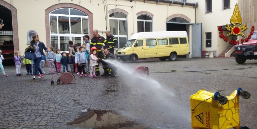 Un'immagine della visita