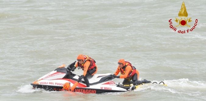 Un momento dell'attività addestrativa