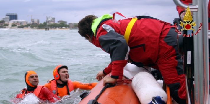 Un momento dell'attività addestrativa