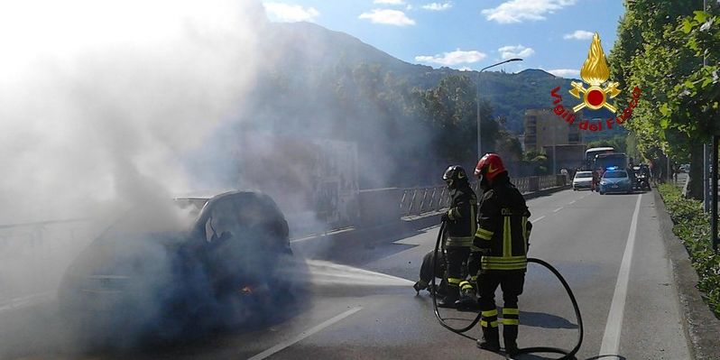 Una fase dell'intervento