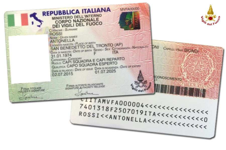 Nuovo documento elettronico per tutto il personale del Corpo Nazionale dei Vigili del Fuoco