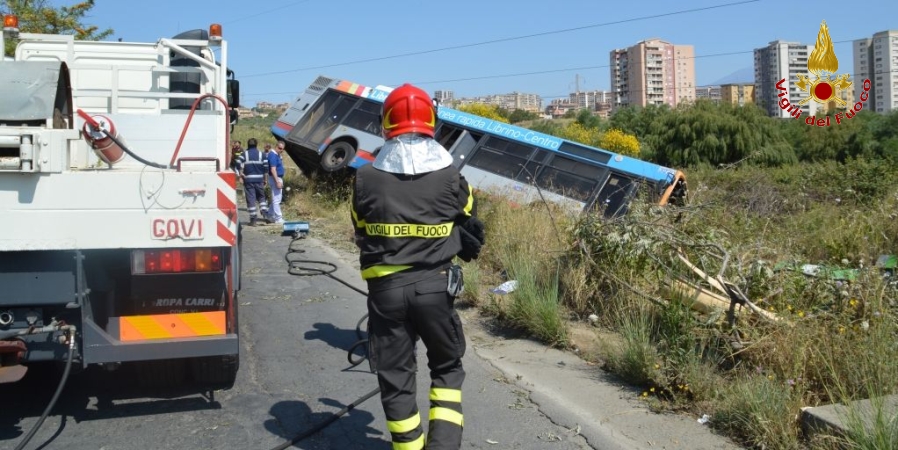 Un'immagine dell'incidente