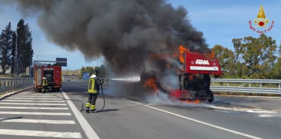 Una fase dell'intervento