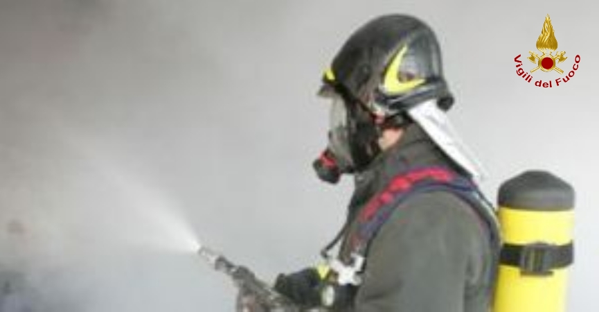 Una fase dell'intervento