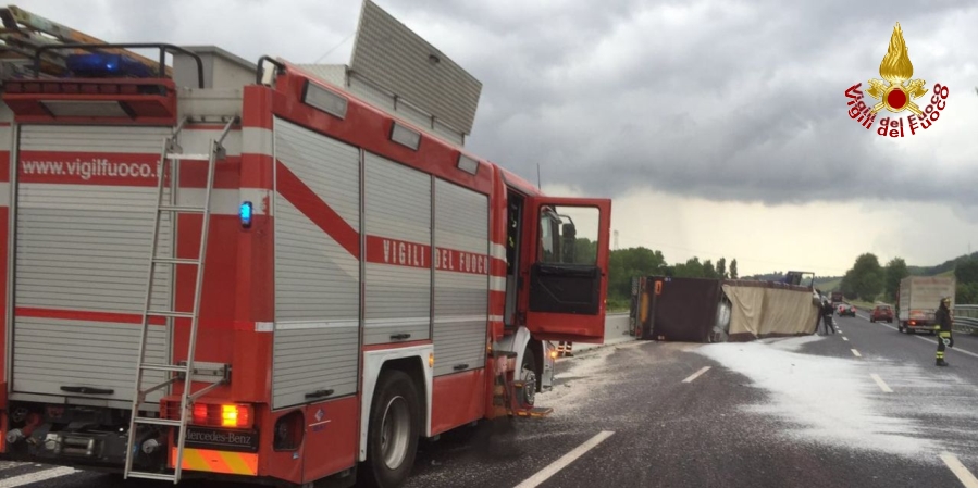 Una fase dell'intervento