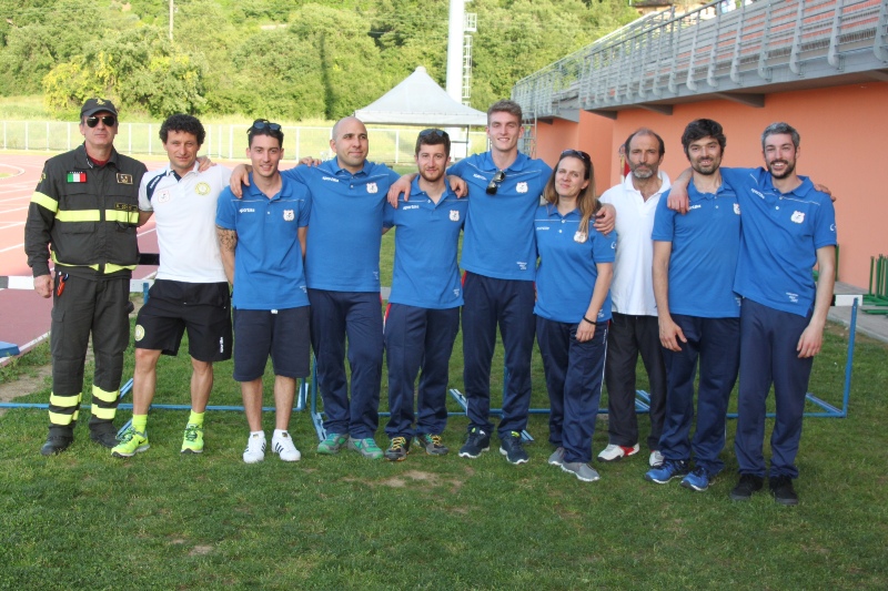 Istruttori  del G.S. VV.F. "I. Gasbarri" di Arezzo