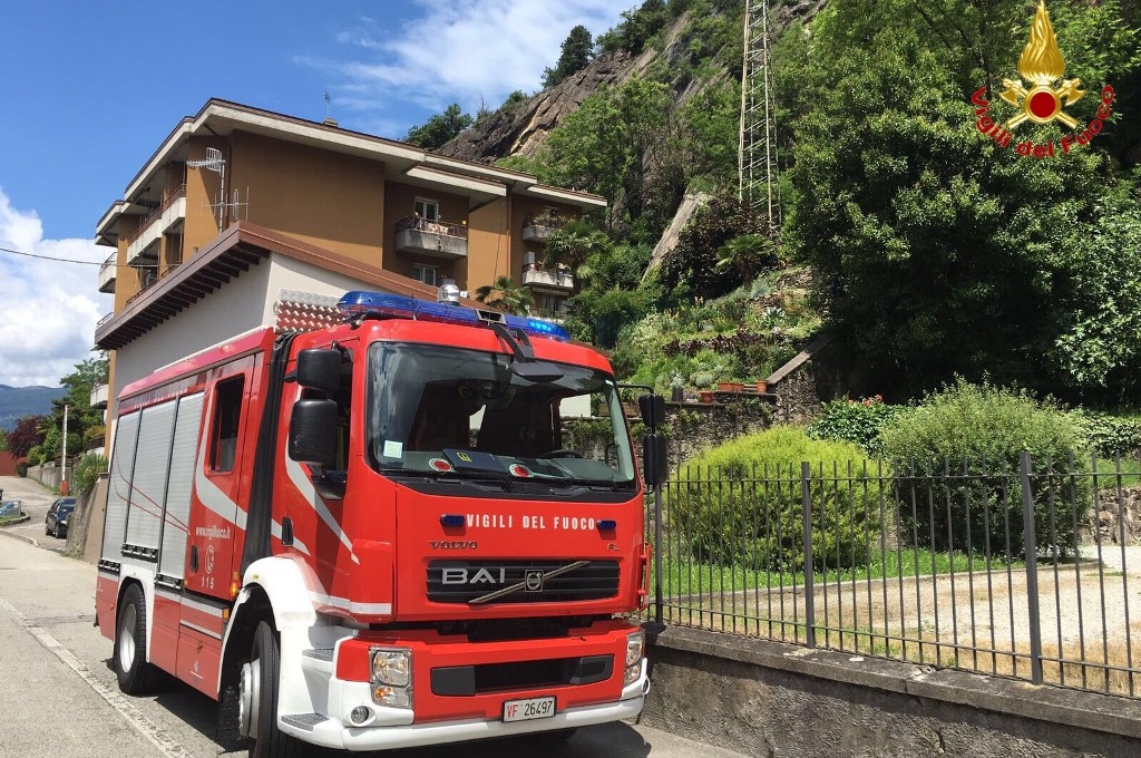 arese, movimento franoso a Luino