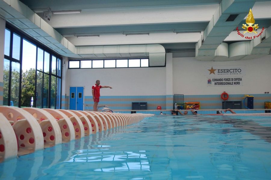 Padova, ultimato il corso di "abilità al nuoto VF"
