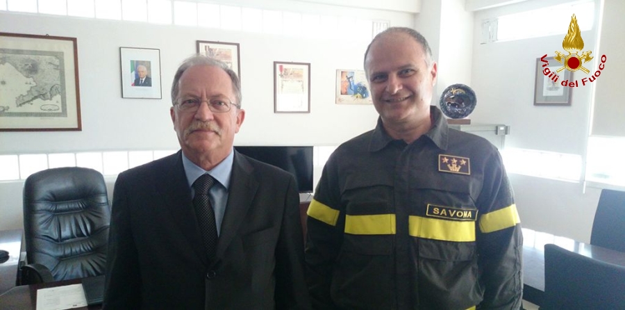 Savona, visita del Prefetto Giorgio Manari alla sede del Comando