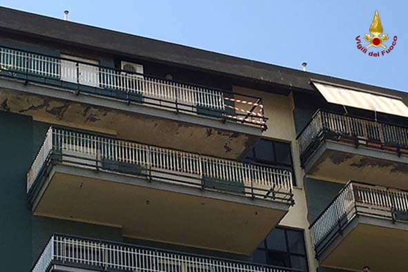 Tarquinia, esplosione di una bombola di GPL