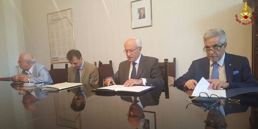Stipulata la convenzione AIB con Vigili del Fuoco e Regione Molise