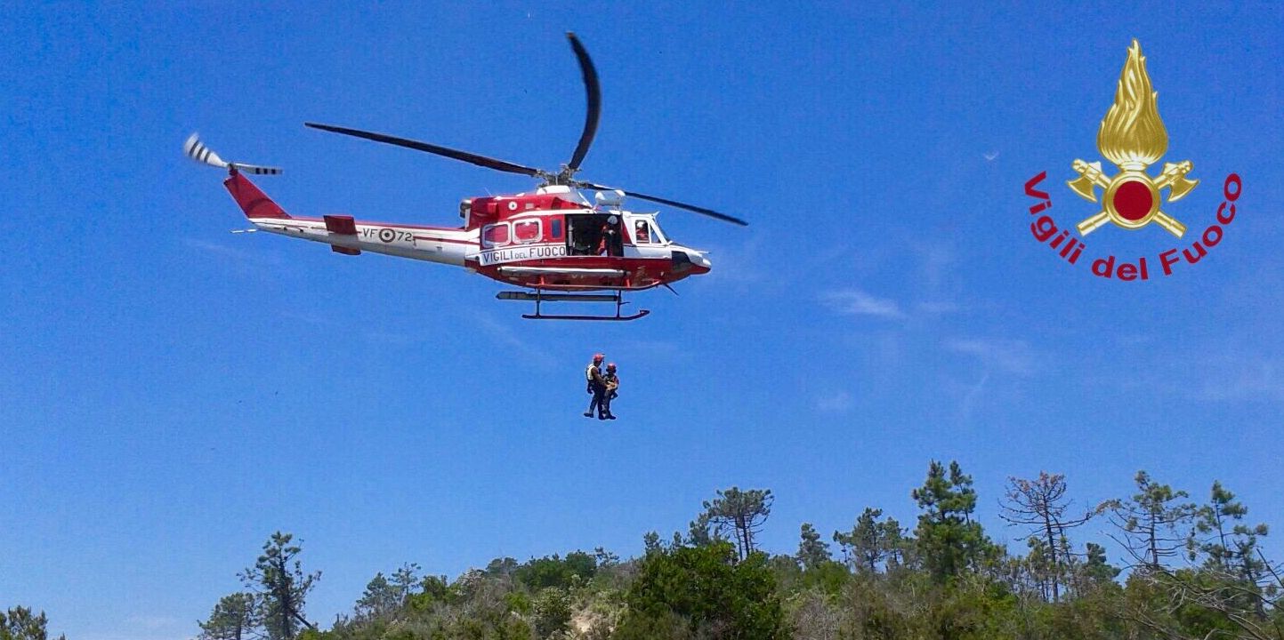 Una fase dei soccorsi