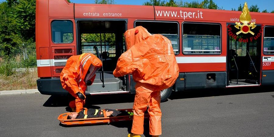 Bologna, esercitazione NBCR