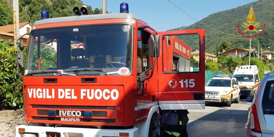 Varese, incendio nella cucina di un ristorante nel comune di Maccagno