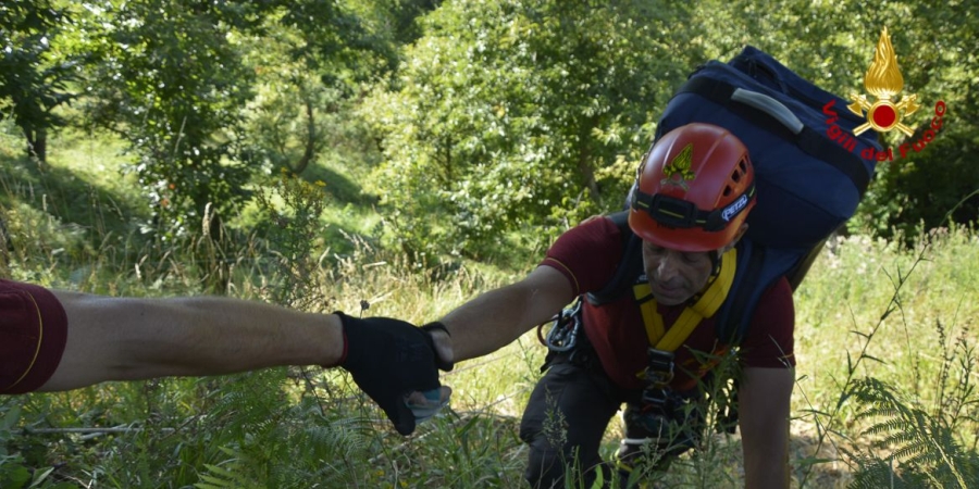 Bologna, esercitazione Saf nella Valle del Santerno