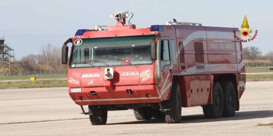 Ancona, emergenza aeromobile presso lo scalo "Raffaello Sanzio"