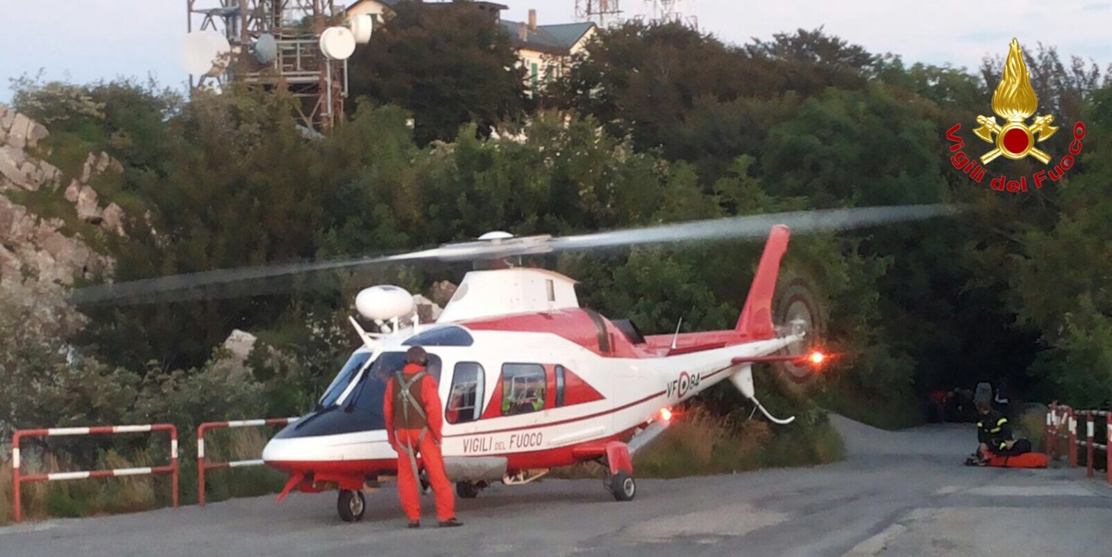 Varese, soccorsa un'escursionista infortunatasi in zona impervia