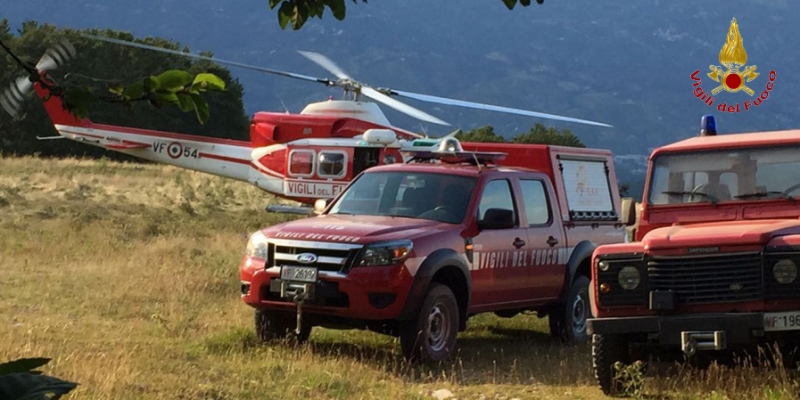 Teramo, soccorso a persona infortunata sulla Montagna dei Fiori
