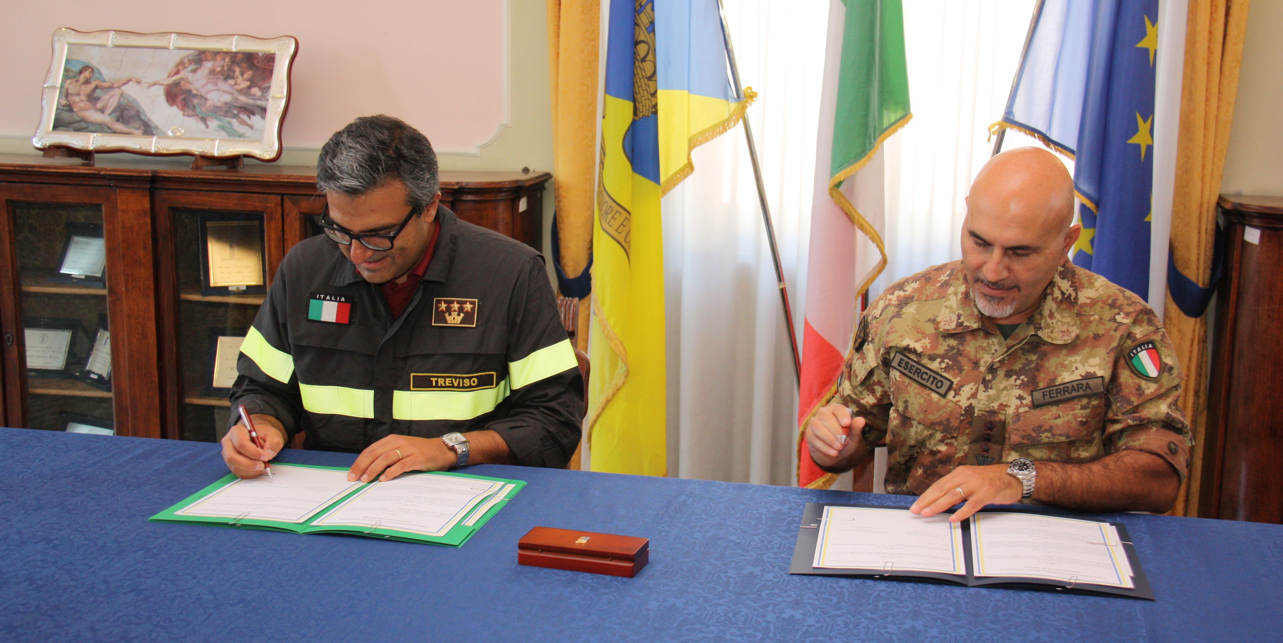 Treviso, firmato protocollo d'intesa tra il Comando ed il 33° Reggimento EW - Electronic Warfare