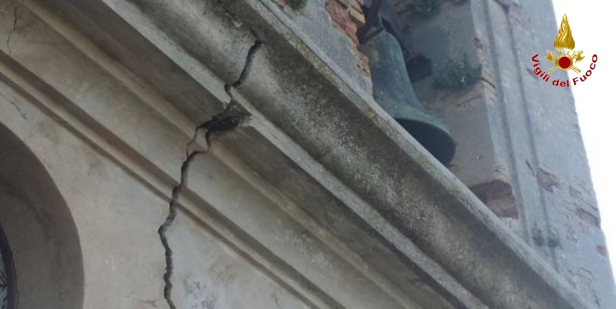 Ancona, verifica statica della chiesa di Santa Maria Assunta nella frazione di Paterno