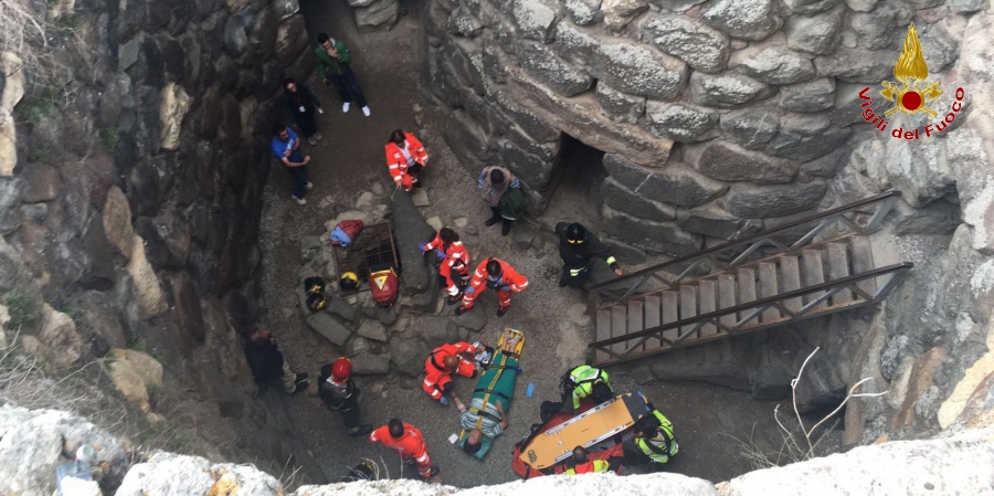 Nuoro, salvata turista tedesca infortunatasi
