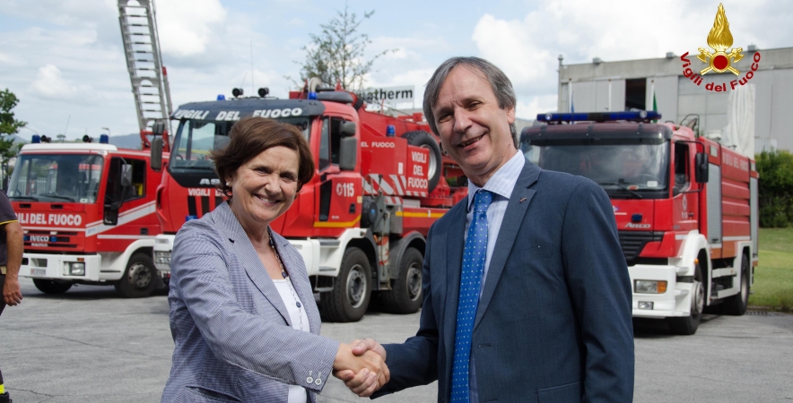 Massa Carrara, visita del Prefetto al Comando