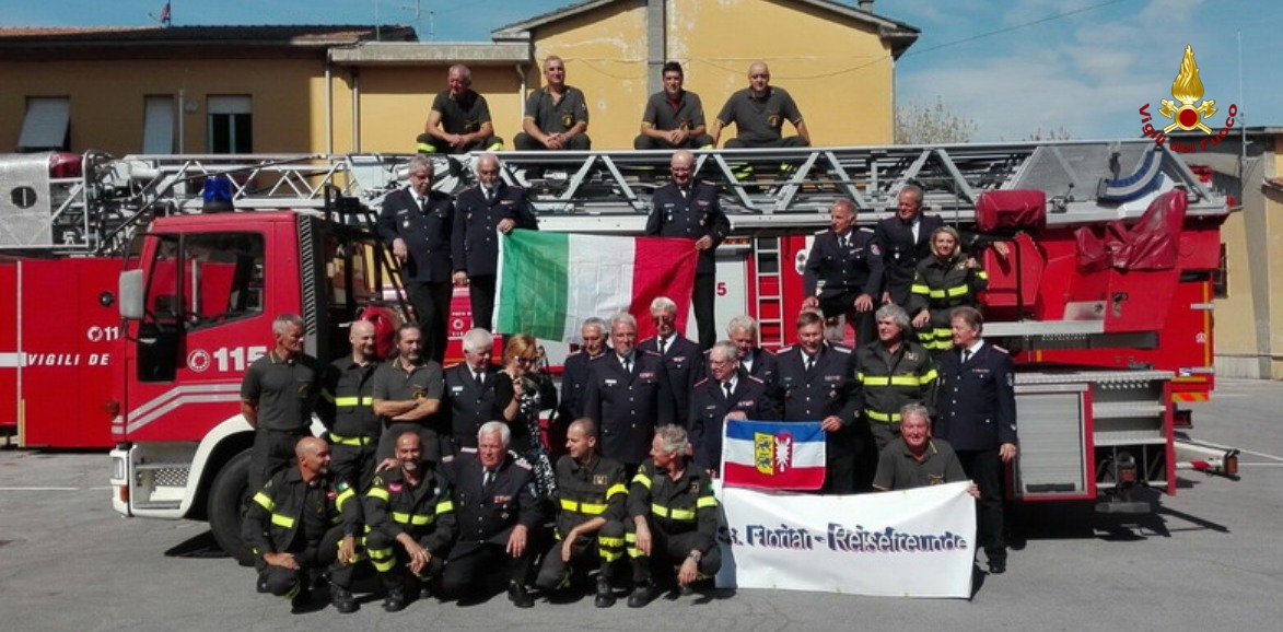 Lucca, delegazione tedesca visita la sede centrale