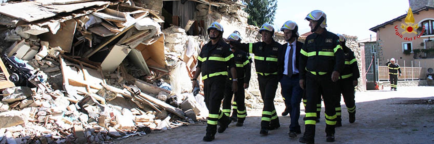 Il Sottosegretario Giampiero Bocci visita le zone interessate dal sisma che ha colpito l'Italia centrale