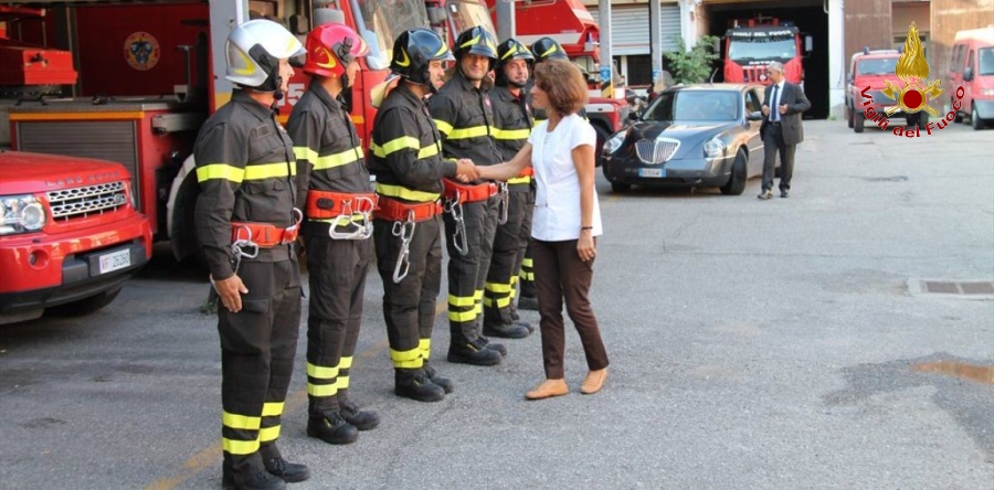 Messina, visita del prefetto