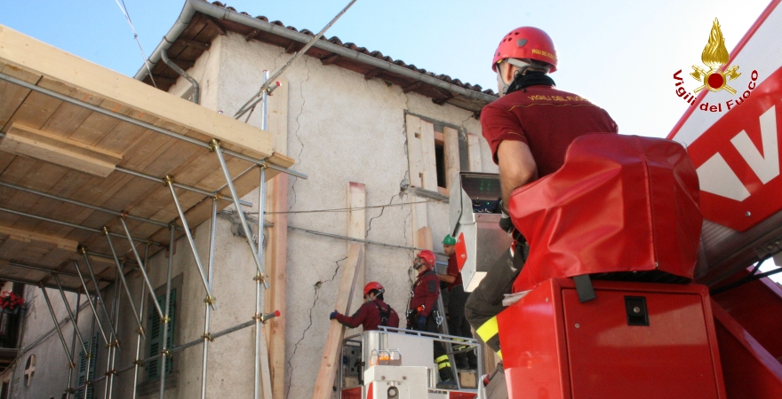 Ascoli Piceno, eseguiti due interventi provvisionali nel territorio di Arquata del Tronto