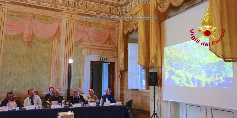 Lucca, i Vigili del Fuoco al workshop internazionale "Protection of Mediterranean Cultural Heritage during Disaster"