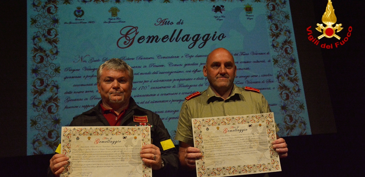 Bologna, festeggiati i 170 anni del distaccamento volontario di San Giovanni in Persiceto