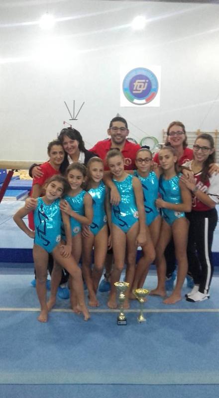 Tecnici e ginnaste del G.S. VV.F. di Taranto