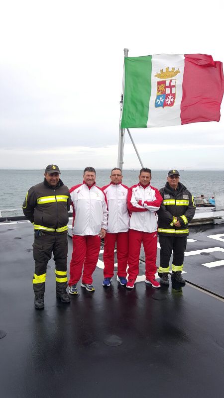 Tiratori della Rappresentativa Nazionale VV.F. di Tiro a Volo