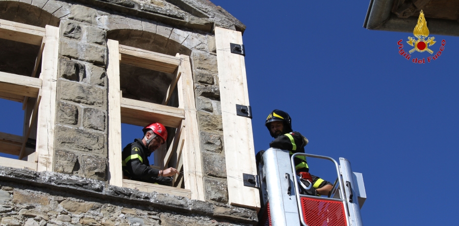 Il lavoro dei Vigili del Fuoco per il recupero e salvaguardia del patrimonio artistico ed architettonico