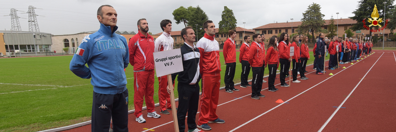Roma, presentati alle Scuole centrali antincendi gli atleti delle Fiamme Rosse ed inaugurata la nuova pista di atletica leggera