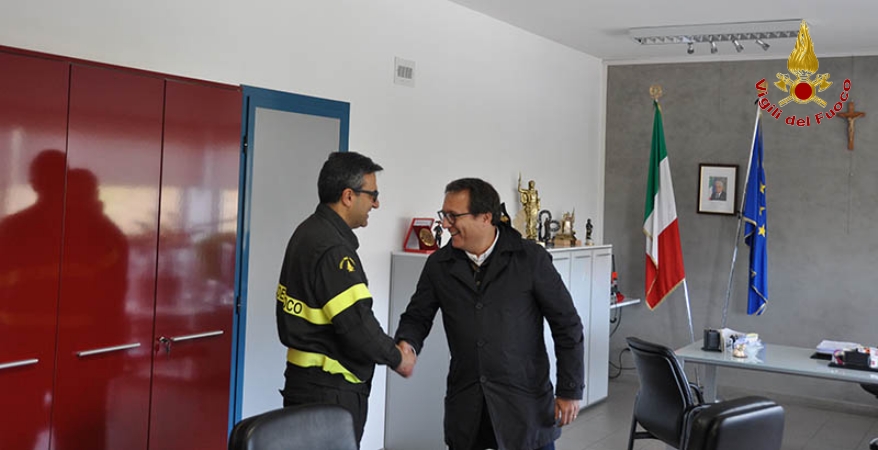 Treviso, visita del Sindaco alla sede del Comando Provinciale