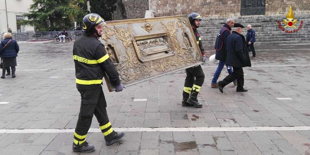 Teramo, recuperate alcune opere d'arte nella chiesa di Sant'Agostino