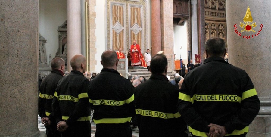 Messina, festeggiamenti in onore di Santa Barbara patrona dei Vigili del fuoco