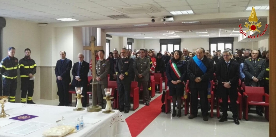 Caserta, festeggiamenti in onore di Santa Barbara patrona dei Vigili del fuoco