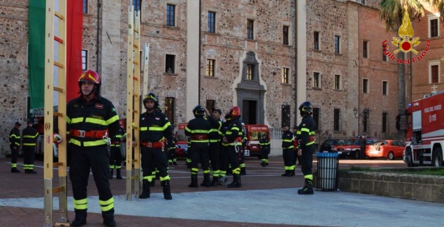 Oristano, festeggiamenti in onore di Santa Barbara patrona dei Vigili del fuoco