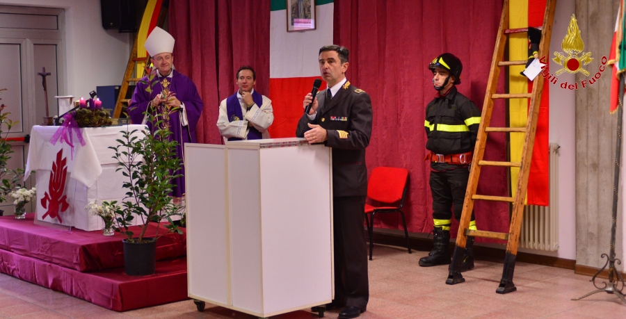 Ravenna, festeggiamenti in onore di Santa Barbara patrona dei Vigili del fuoco