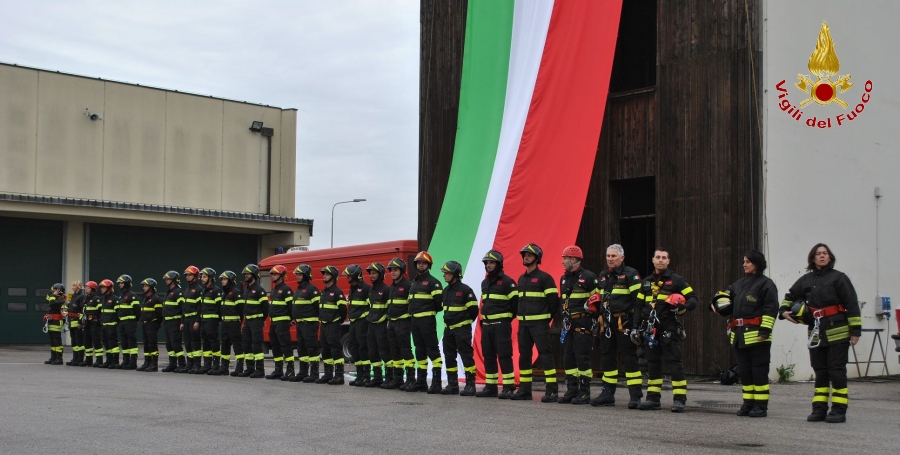 Ferrara, festeggiamenti in onore di Santa Barbara patrona dei Vigili del fuoco