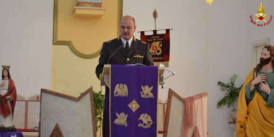 Agrigento, festeggiamenti in onore di Santa Barbara patrona dei Vigili del fuoco